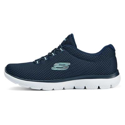 Comfortable Versatile Low-Top Running Shoes Women Sneaker Blue 12985-NVLB