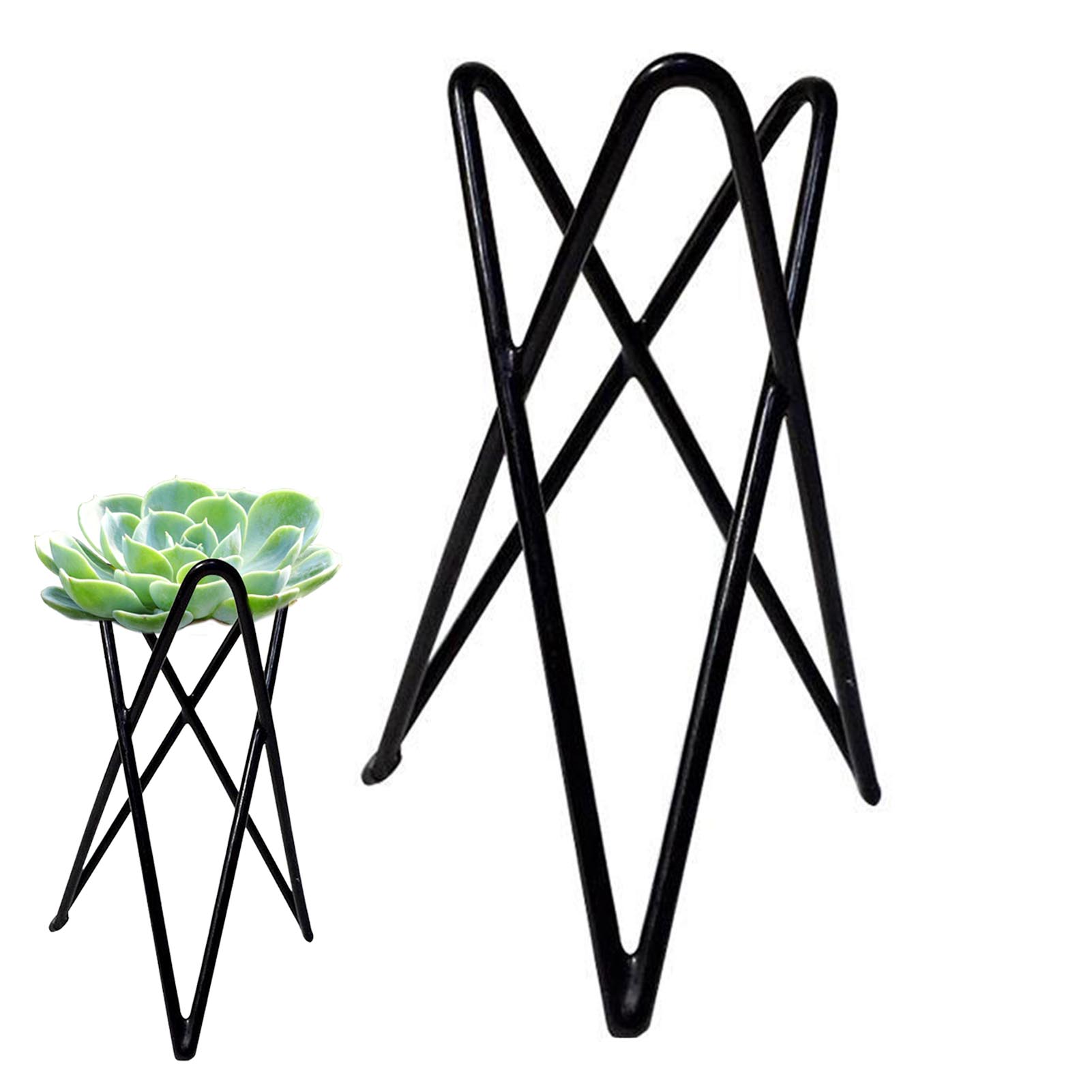 

Air Pineapple Display Rack Premium Iron Material with Creative Geometric Shape Suitable for Plant Lovers Gifts чёрный