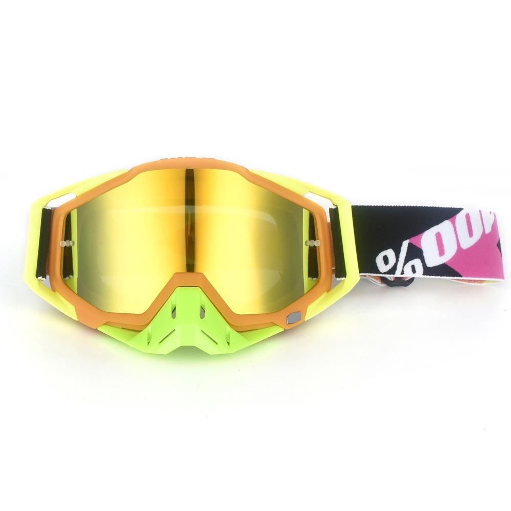 Motorcycle Goggles Color Off-road Helmet Goggles Windproof Sand Riding Glasses Ski Goggles