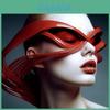 Y2k Geometric Frame Sunglasses With Red Mirror Lenses For Festival And Travel Use