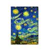 New Creative Van Gogh Oil Painting Passport Cover Women Men Travel Accessories The Starry Night Design Protected Passport Holder