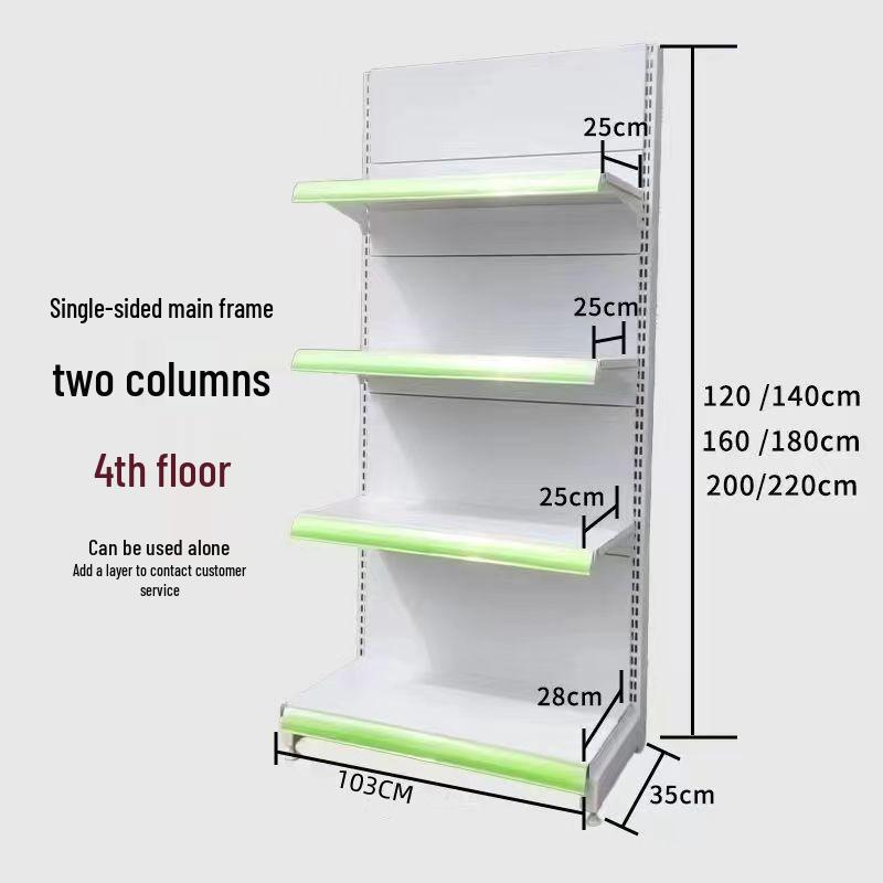 Hospital Pharmacy Multilayer Display Rack: Double/Single-Sided Wall-Mounted Medicine Cabinet