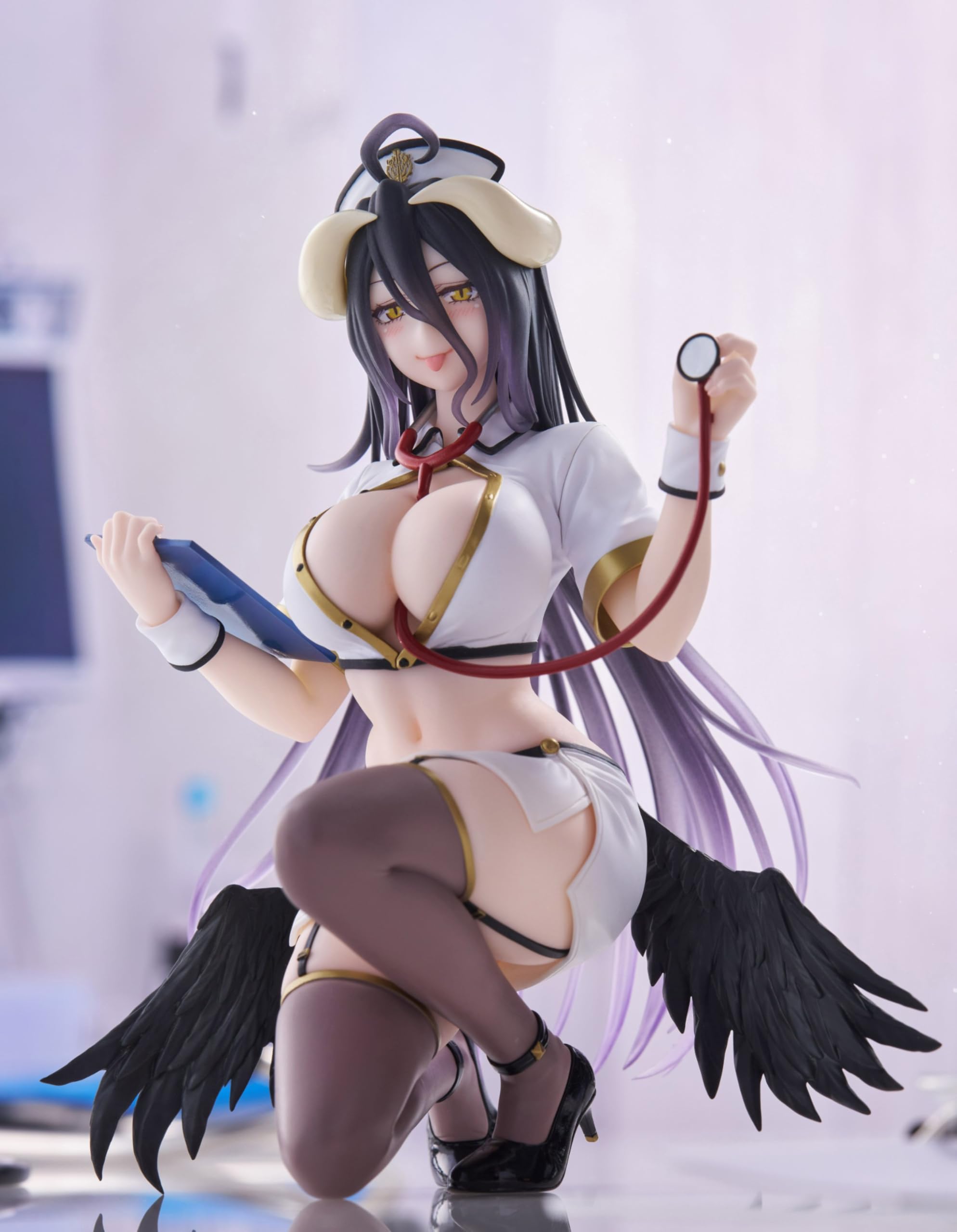 Милая фигурка Оверлорда Альбедо - Медсестра