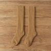 1 Pair Winter Thick Warm Knee-High Men'S Wool Socks Men'S Merino Calf Socks Casual Cashmere Terry Socks Fashion Stockings Men