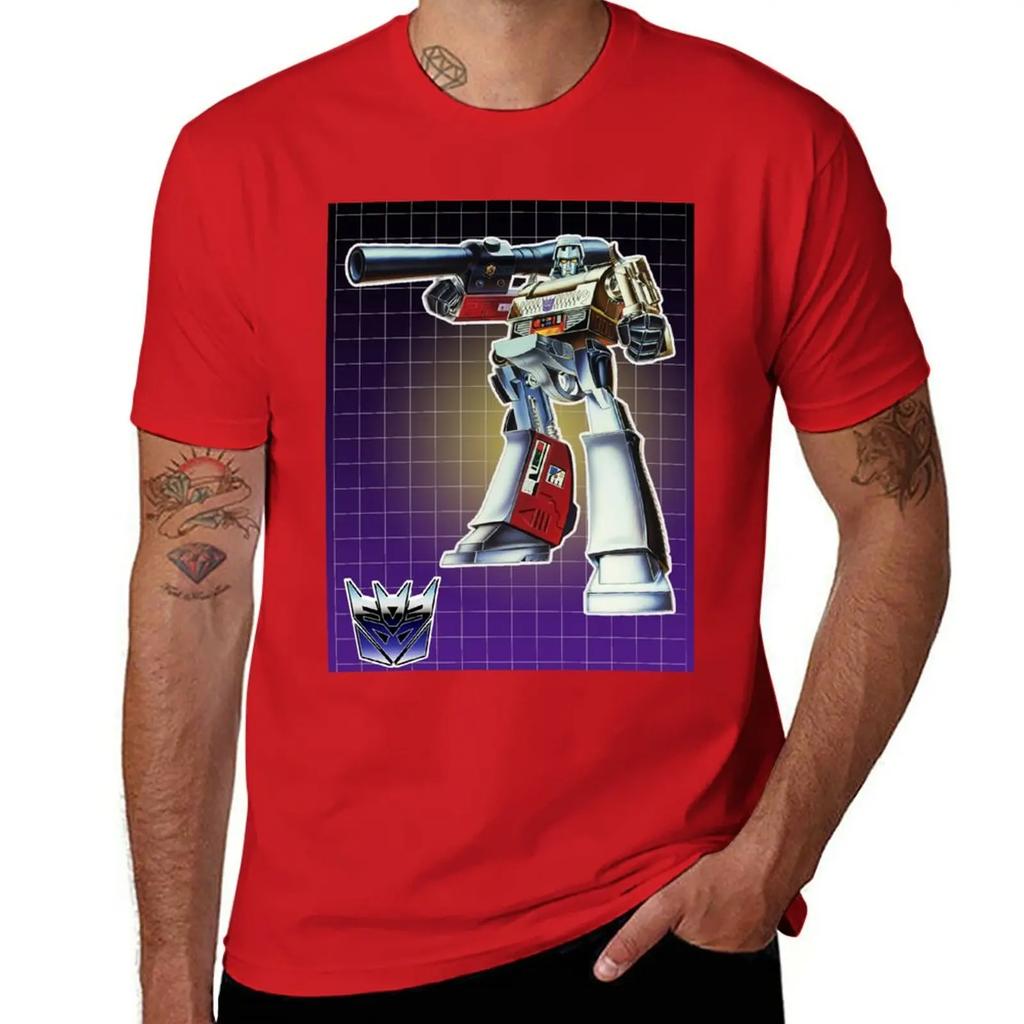 New Megatron G1 Box Art TShirt Short Sleeve Tee Custom T Shirt Graphic T Shirts Unisexs Clothing