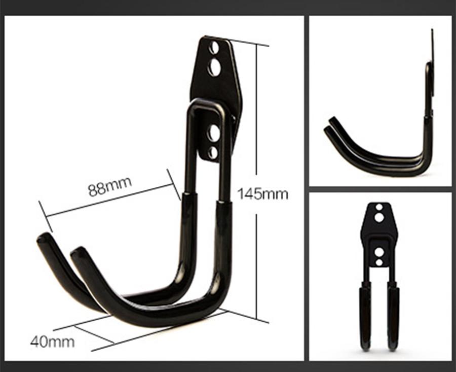 Steel Motorcycle Helmet Holder, Hook, Jacket Hanger, Bags, Display Stand, Wall Bracket