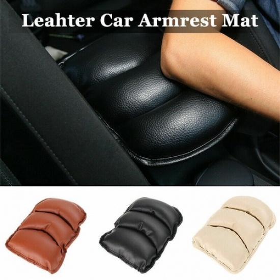 Thick PU Leather Car Armrest Pad Cover Auto Center Console Box Cushion Mat