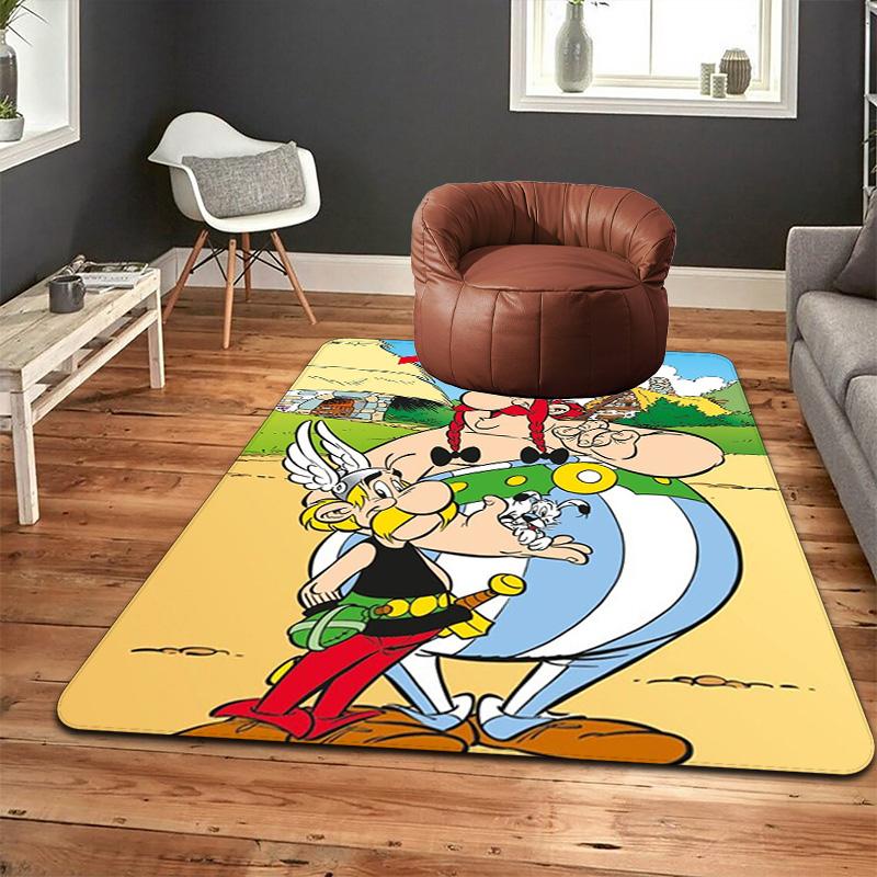 Asterix and Obelix Rug Floor Mat for Living Room or Bedroom Soft and Comfortable Carpet a Gift for Birthday and Holiday.NFF0928191