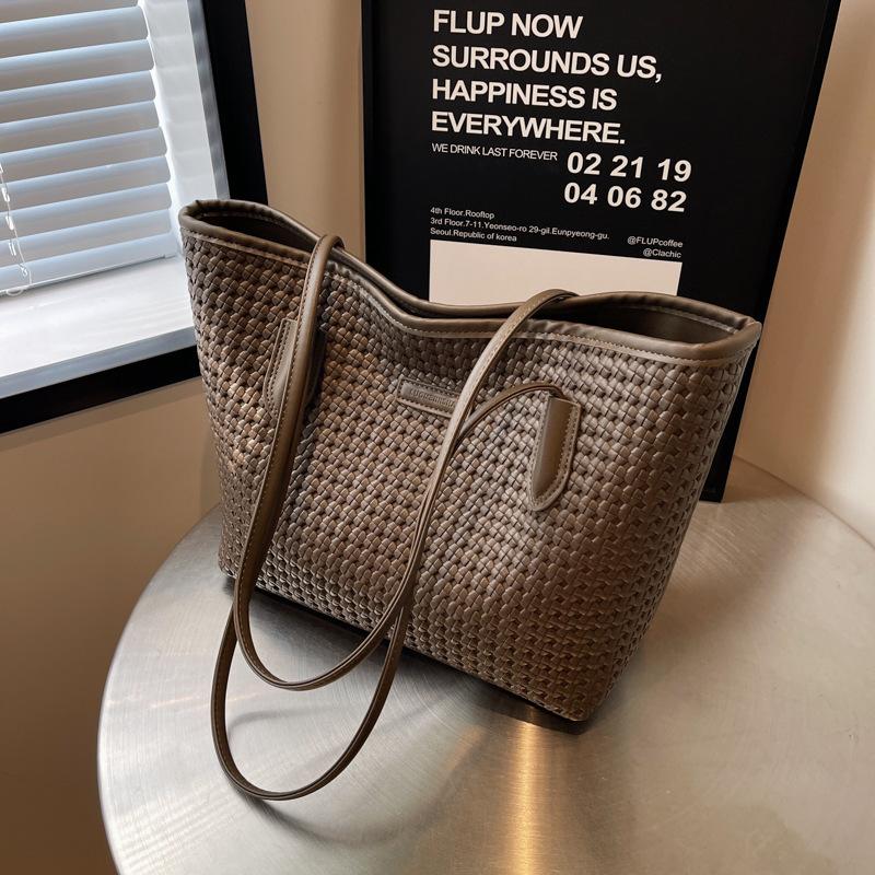 Tooxika Women's New Simple High-end Large-capacity Tote Bag Versatile Single-shoulder Underarm Bag