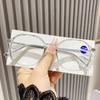Fashion Transparent Round Frame Reading Glasses High-definition Elderly Anti-blue Light Presbyopia Finished Hyperopia Eyeglasses