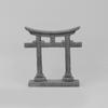 Fish Tank Ornament Japanese Shinto Torii Shrine Gate Model Miniature Aquarium Decoration for Underwater Landscape