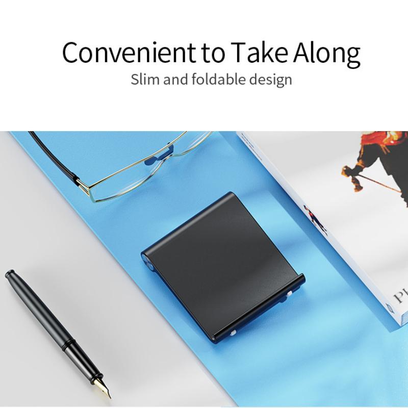 Adjustable Desk Cell Phone and Tablet Stand for iPhone and iPad, Portable Mobile Phone Holder Stand Smartphone Support