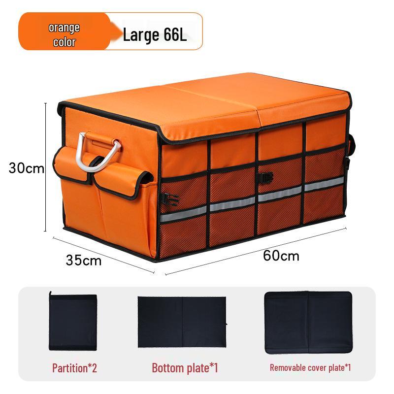 Foldable Car Trunk Organizer Box for Outdoor Use