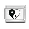 Laser Engraving Black Cartoon Cute Cat Dog DIY Italian Charm Links Fit 9mm Stainless Steel Bracelet Women Jewelry Making Gifts