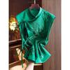 Women's Jackets Women Vest Chinese Embroidery Chinese Vest Vest Female Design Sense Vest National Style Buckle Female