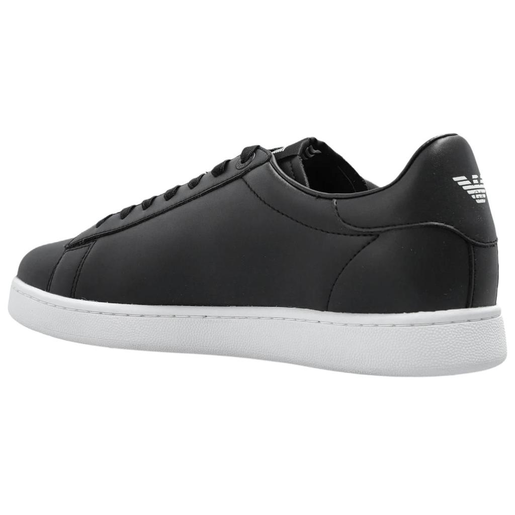 Emporio Armani EA7 Leather Low Top Sneakers Men sneakers Black 7X000331AF10848UC001