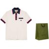 Gucci Cotton Piquet Polo with Interlocking G 'off-white' Men's 653380-XJDF8-9222