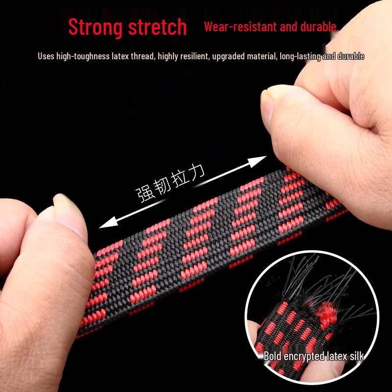 Elastic Motorcycle Tie-Down Strap for Cargo & Luggage