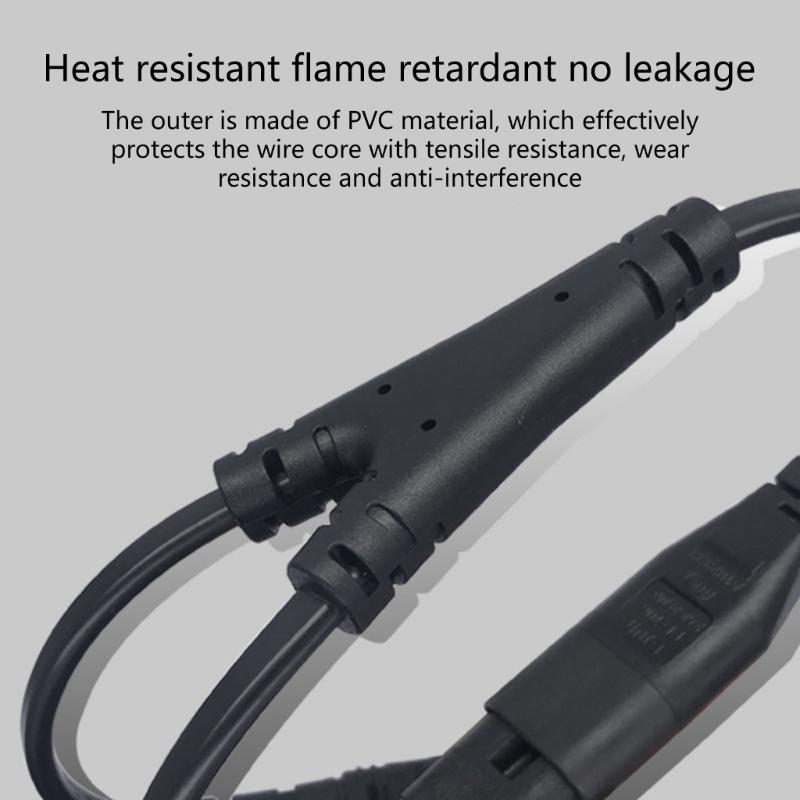 IEC320 C8 2-Pin Stecker auf 2xC7 Buchse Y-Split Stromkabel C8 auf 2 C7 IEC320 2-Pin Figur 8 Stecker auf 2 Buchsenkabel