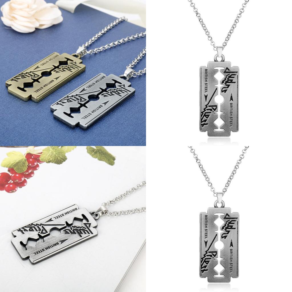 Judas Priest Klingen Anhänger Halskette Mit Legierungsdesign Für Geschenk Und Mode
