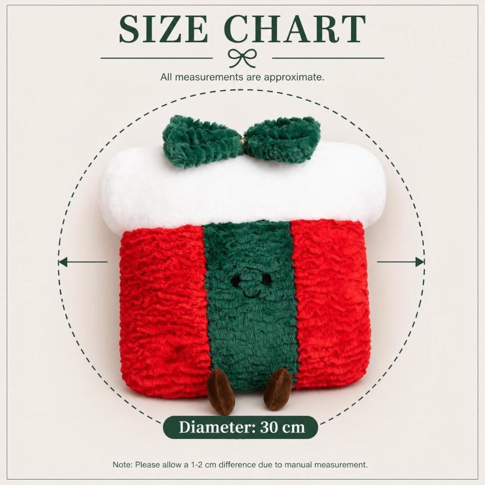 Soft Stuffed Gingerbread Man Cushion Seasonal Pattern Tree Pillow Cute Waist Cushion Home Decor