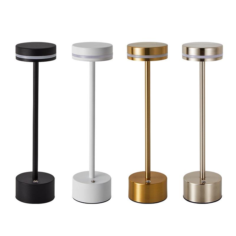 Tall Metal Desk Lamp Bar Clear Bar Cafe Atmosphere Desk Lamp Mushroom Lamp I-shaped Desk Lamp
