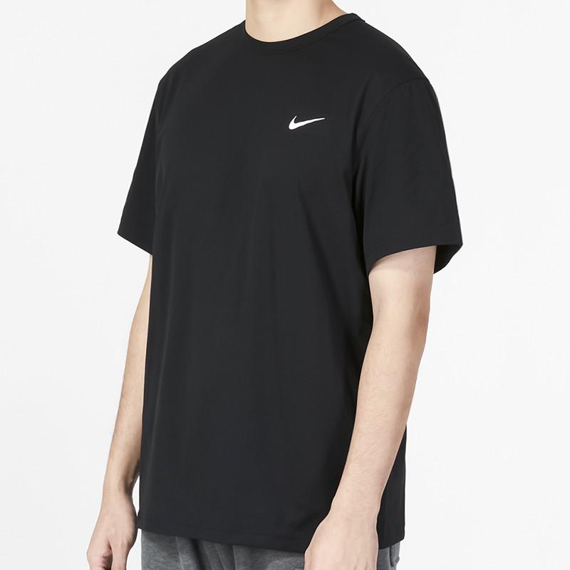 Nike Men's Black Breathable Casual Crew Neck Short Sleeve T-Shirt