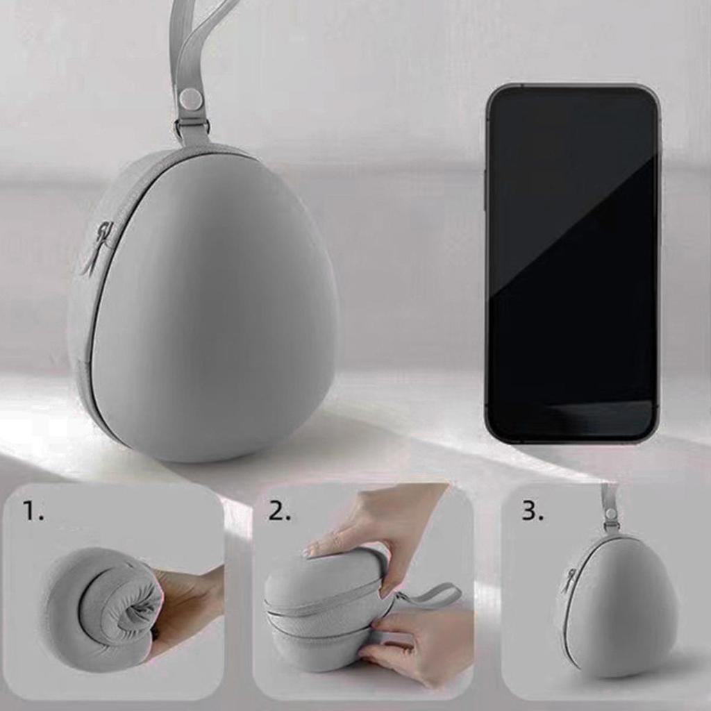 Povlak na krční polštář ve tvaru U Přenosná úložná taška na zip Paměťová pěna Krabička na polštář Povlak na polštář pro krční páteř Přenosné pouzdro