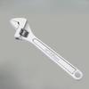 Adjustable Wrench Large Openin Long Handle Universal Spanner Carbon Steel Mechanical Workshop Hand Repair Tools