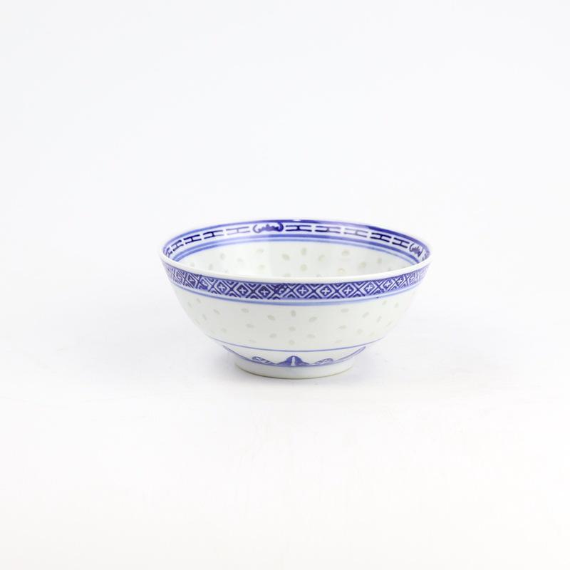 Blau-weiße Porzellan-Dessertschale - Chinesisches Keramik-Geschirr für süße Suppen und Double-Skin Milk