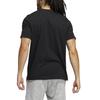 Adidas Remoji T Shirts Men's Black Crew Neck Moderate Straight Fit HE4833