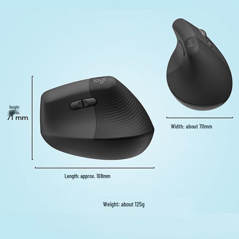 

Logitech Lift Ergonomic Wireless Mouse