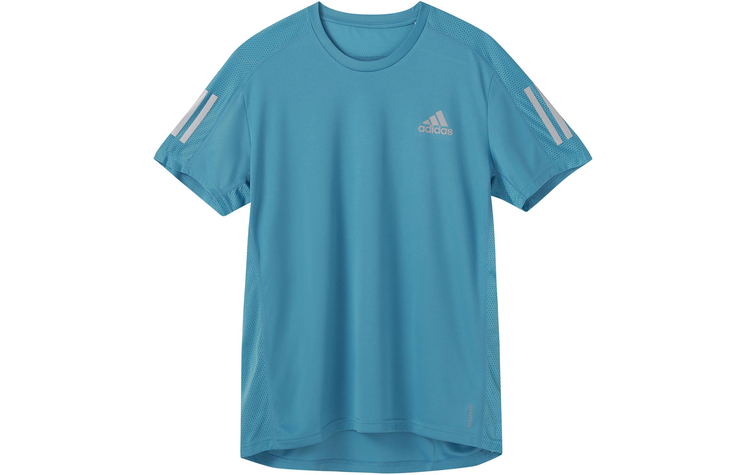 Adidas Own The Run T Shirt Men s Blue GJ9966 XS