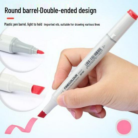 Fakale 2nd Gen Finecolour Anime Markers Set, 160 Oil-Based Professional Student Colors
