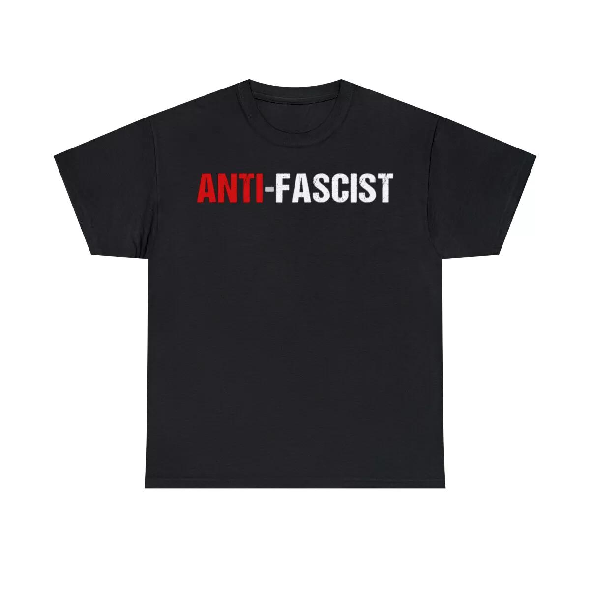 Anti-Facist Graphic T-Shirt, Sizes S-5XL 3XL
