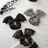 Star Bat Scrunchie Gothic Spider Web Hair Tie Fashion Halloween Hair Bow  Hair Accessories
