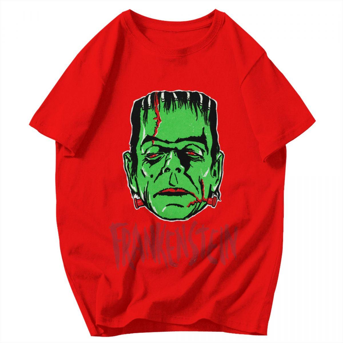 Men T Shirt Frankenstei Awesome Unique Y2K Graphic Anime Unisex Tops T Shirts S