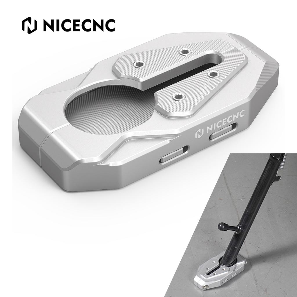For 2019-2023 BMW R1250GS R1250 GS Kickstand Extension Plate Foot Stand Enlarger Pad for BMW R1200GS R1200 GS 2016 2017 2018