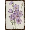 Vintage Tin Sign Flowers Wall Decor for Home Cafes Office Pubs Club Sign GiftAluminumtin Sign