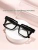 Vintage Stylish Large Frame Pochromic Myopia Glasses Designer Luxury Color Changing Anti-blue Light Near Sight Eyeglasses