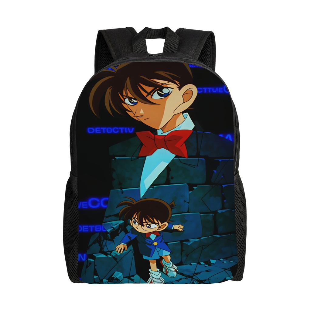 Detectives Conans Rucksack College Knapsacks Male Unique Learner Bags Designer Cushy Rucksack Made with Attention to Detail