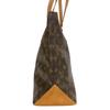 Used LOUIS VUITTON Tote Bag Cabas Mezzo M51151 Monogram/Nume Leather Brown Popular