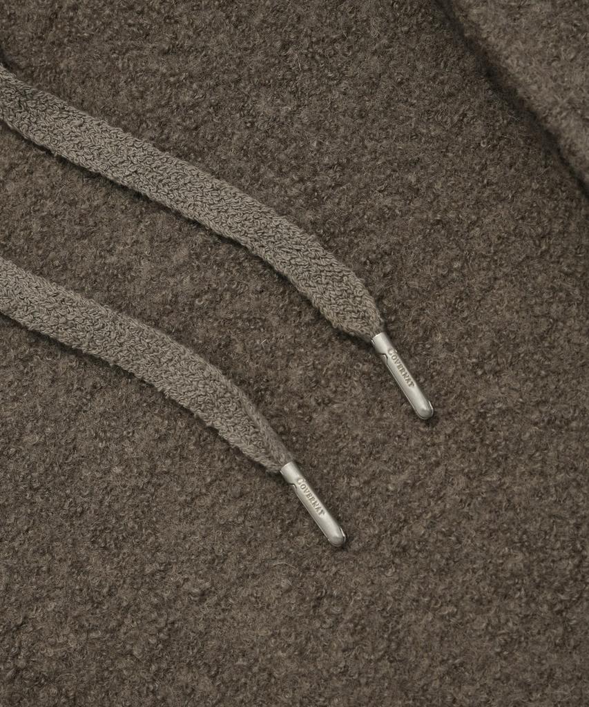 COVERNAT Boucle Jersey One-Pleat Semi-Wide Fit Cargo Pants Olive