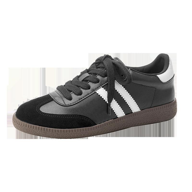 New women's shoes retro leather versatile sports casual low-top women's shoes