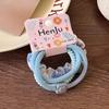 4pcs Candy Color Telephone Scrunchies for Women Highly Elastic Hair Ties Ponytail Holder Rubber Bands Teen Girls Summer Headwear