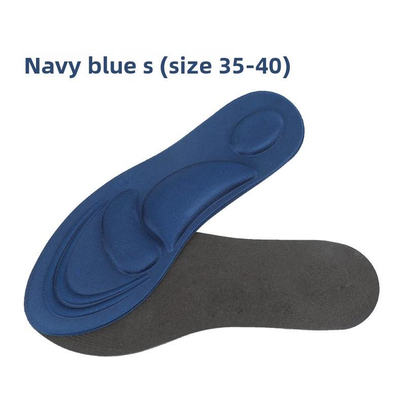 Arch Support Sponge Insole Running Sports Sweat Absorption Breathable Soft Flat Foot Arch Correction Can Be Cut Full Pad
