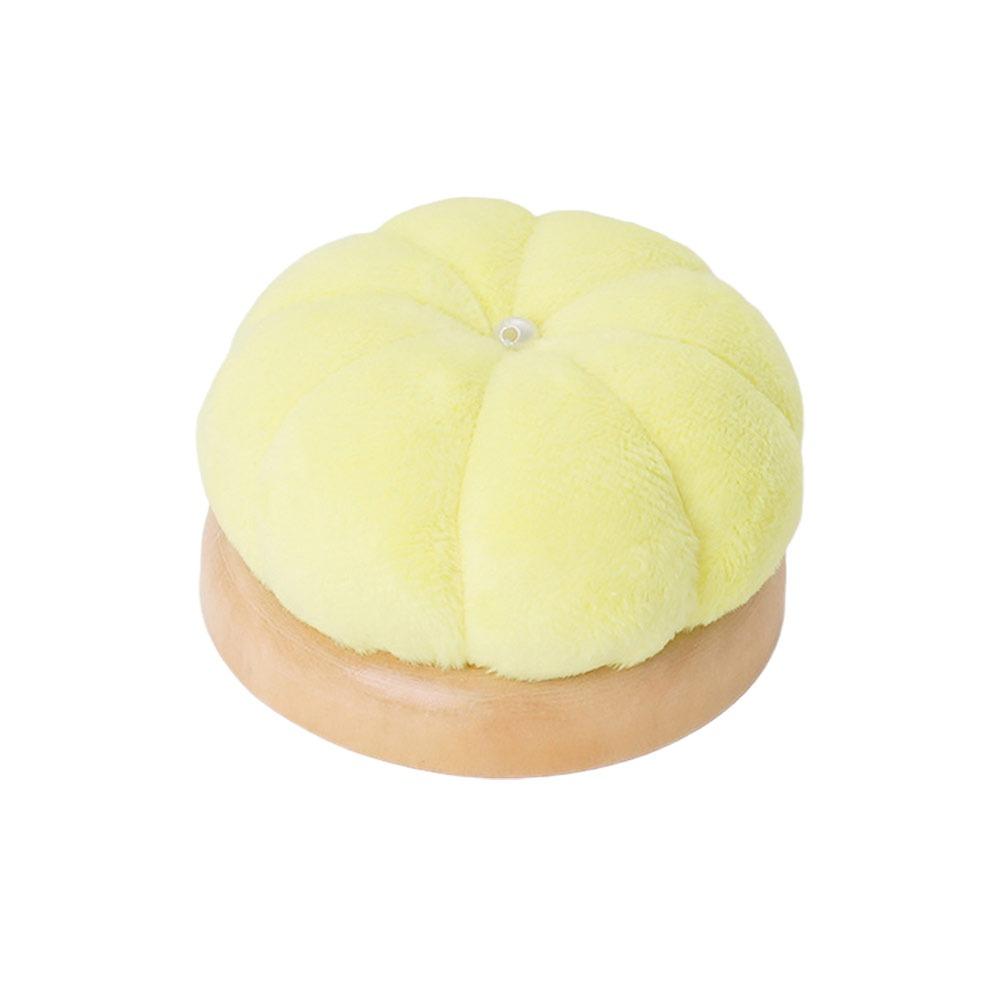 Creative Pumpkin Pin Cushion Solid Color Pumpkin Shape Pumpkin Shape Needle Pincushions with Wooden Base DIY Craft