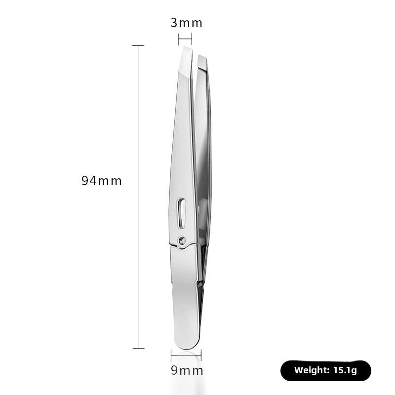 

Высококачественные пинцеты из нержавеющей стали для бровей для выщипывания бороды и удаления волос Eyebrow clip золотой