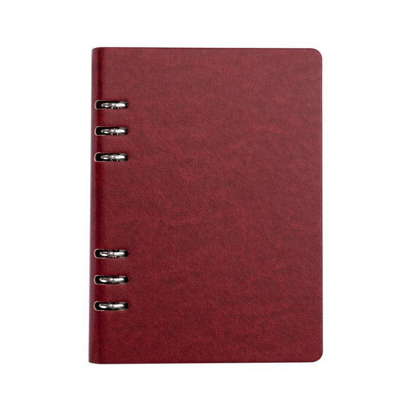 Manufacturer Custom A5/B5/A4 Loose-Leaf Refillable Business Promotional Writing Notebook with 100 Sheets and Custom Logo