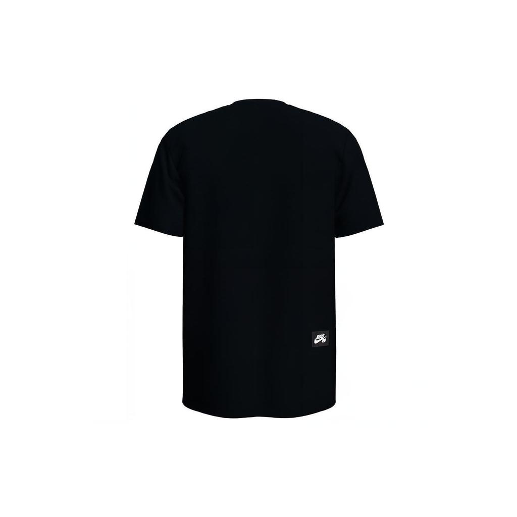 Nike SB Skateboard Animal Embroidery Short Sleeve T-Shirt Men Tops Black CU0313-010